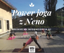 Pridružite se power jogi ob torkih!